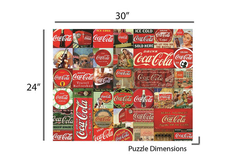 Springbok's 1000 Piece Jigsaw Puzzle Coca-Cola It's The Real Thing - Made in USA