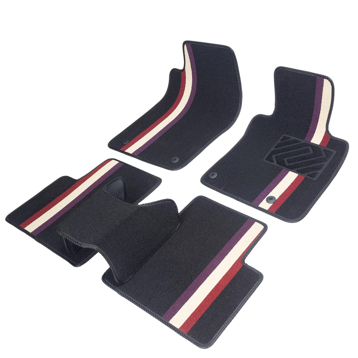 Crokomat Car Mats Fit Mazda 3 2019 - Present 4th Gen Luxury Floor Mats Velour Carpet Water Proof Wear-Resistant Car Accessories For 2019 2020 2021 2022 2023 2024 2025