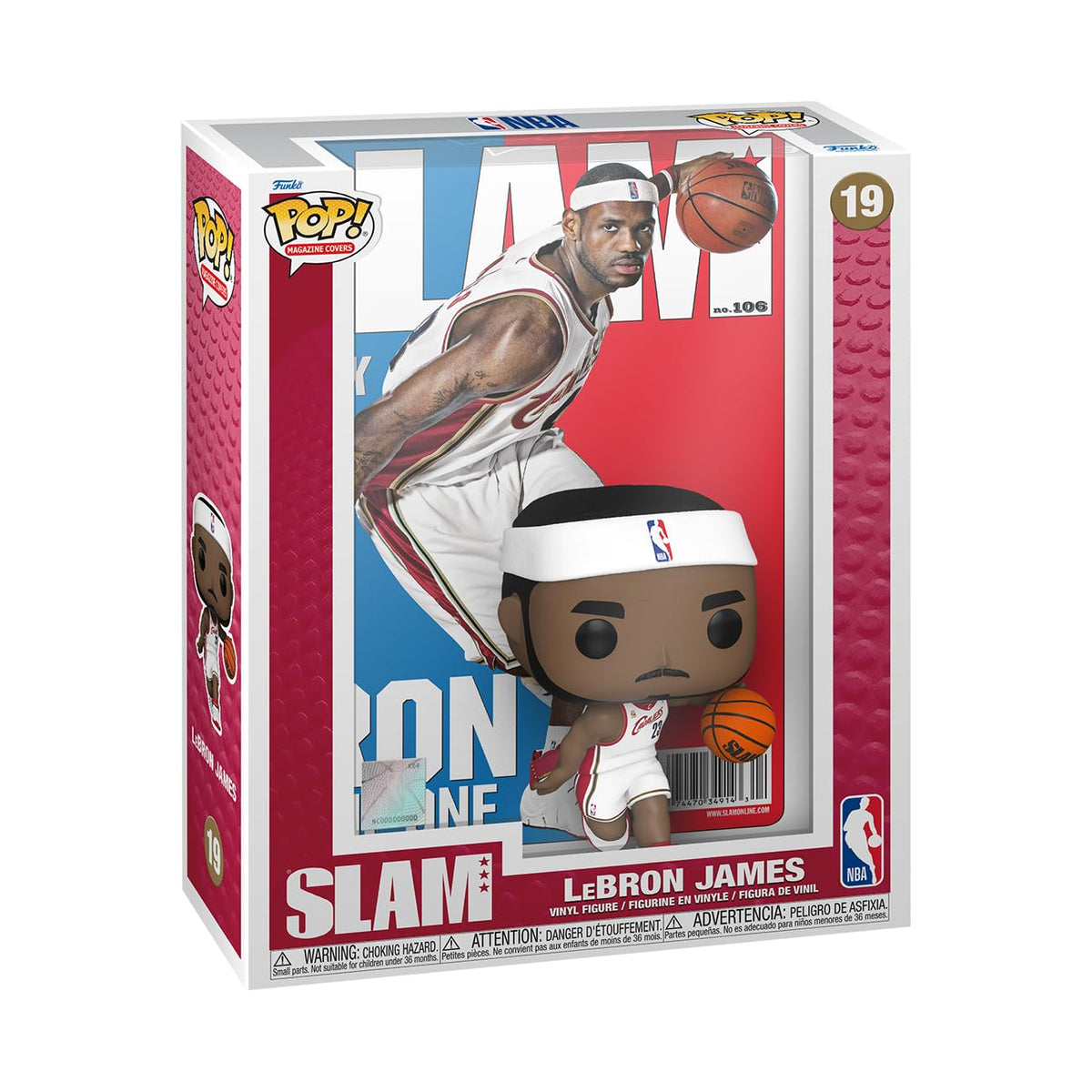 Funko Pop! NBA Cover: SLAM - Lebron James