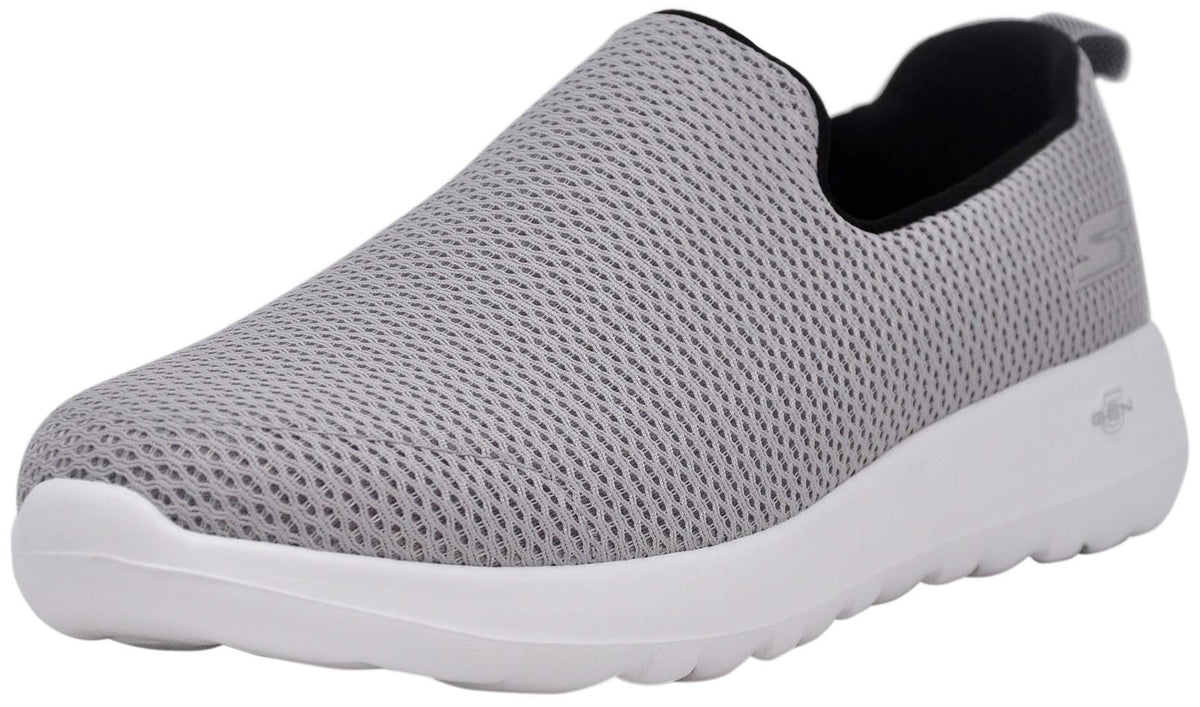 Skechers Men's Go Max-Athletic Air Mesh Slip on Walking Shoe, Light Grey, 11.5