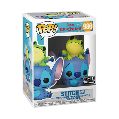Funko pop Lilo and Stitch Stitch with Frog