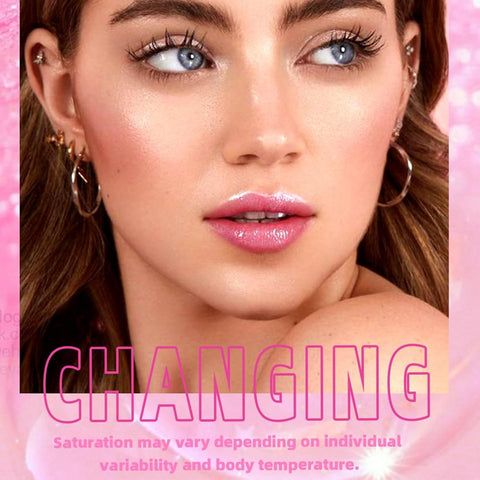 Color Changing Lip Oil, Magic Color Changing Lip Glow Oil, Moisturizing Color Changing Lip Gloss Plumping Lip Oil,Long Lasting Lip Glow Oil, Nourishing Repairing & Non-sticky Primer Lip Tint (02)