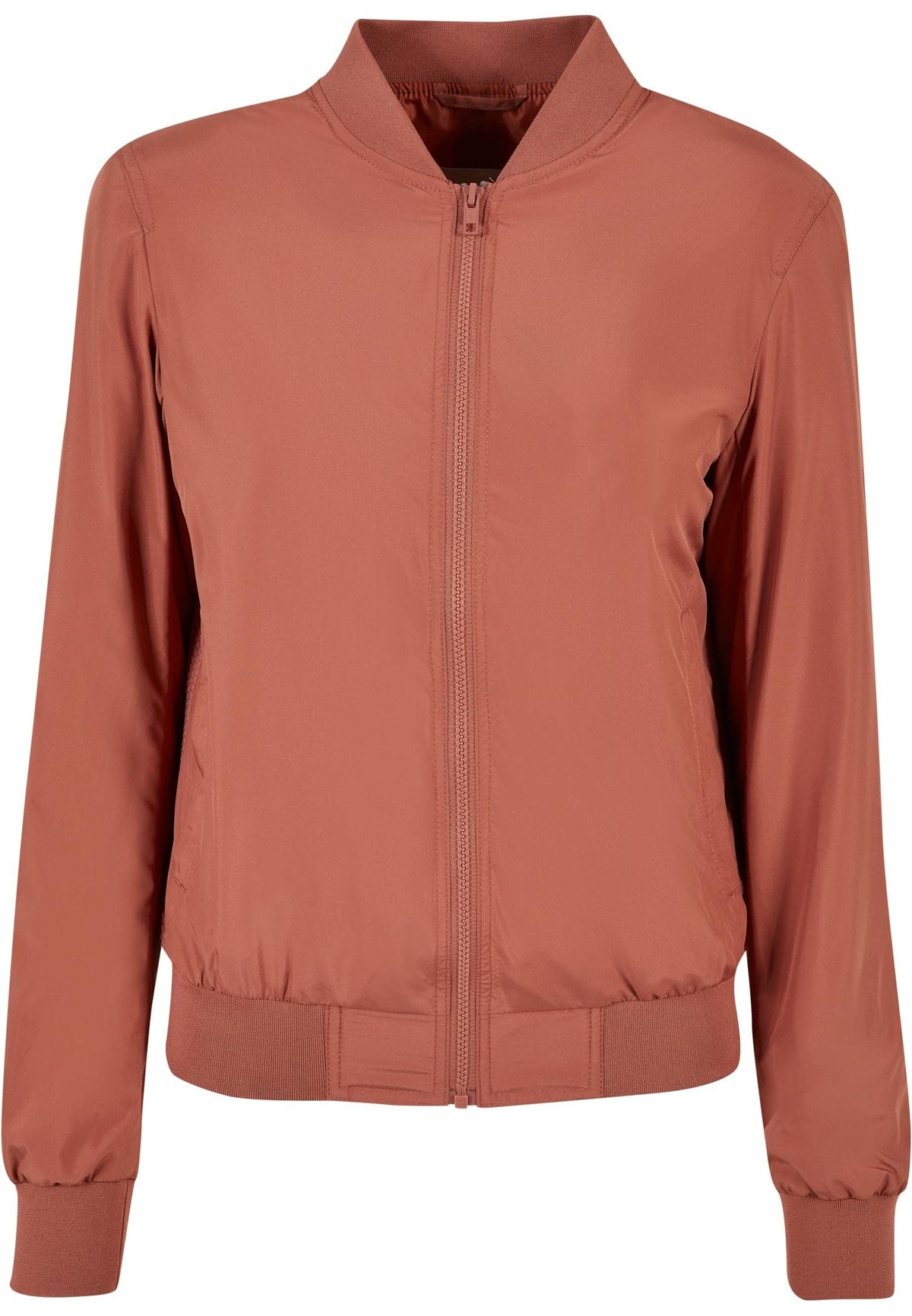 Urban Classics Women's Ladies Light Bomber Jacket, Terracotta, M