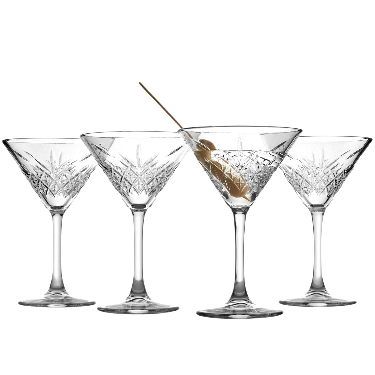 Pasabahce Timeless Set of 4 Martini Cups 23cl