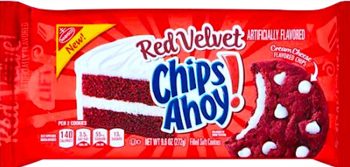 NEW Chips Ahoy! Red Velvet Filled Soft Cookies 9.6 Oz (1)