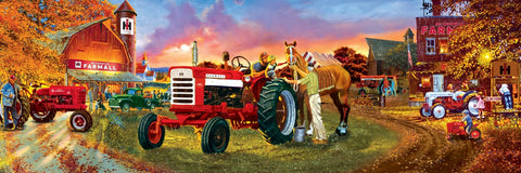 MasterPieces 1000 Piece Jigsaw Puzzle for Adults, Family, Or Kids - Farmall Panoramic - 13"x39"