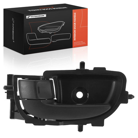 A-Premium Front or Rear Left Driver Side Interior Door Handle Compatible with Toyota Corolla 2014-2018, Corolla 2019 Sedan, Prius C 2012-2018, Yaris 2012 Hatchback, Yaris 2013-2018, Textured Black