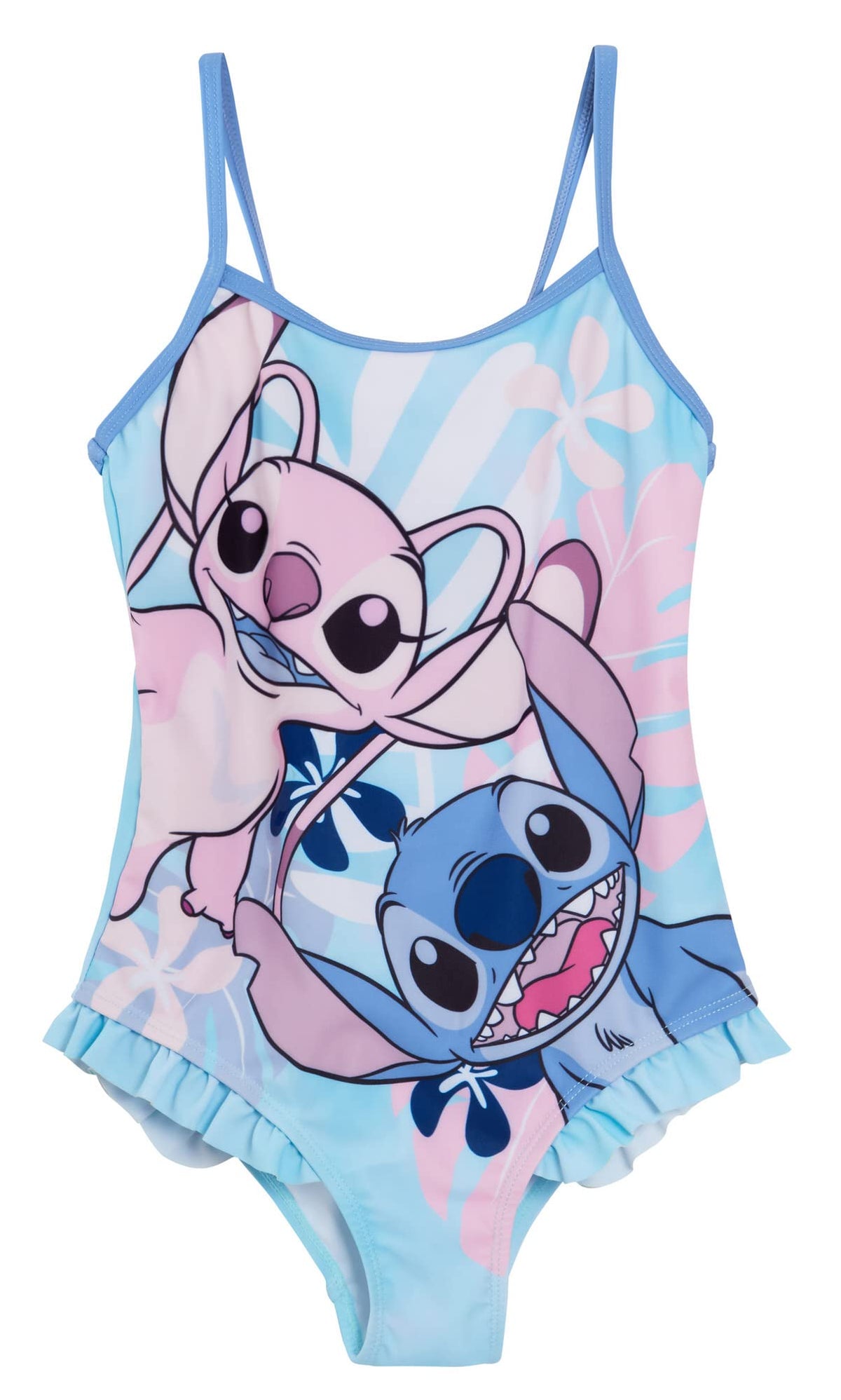Disney Girls Stitch Swimsuit 9-10 Years Blue