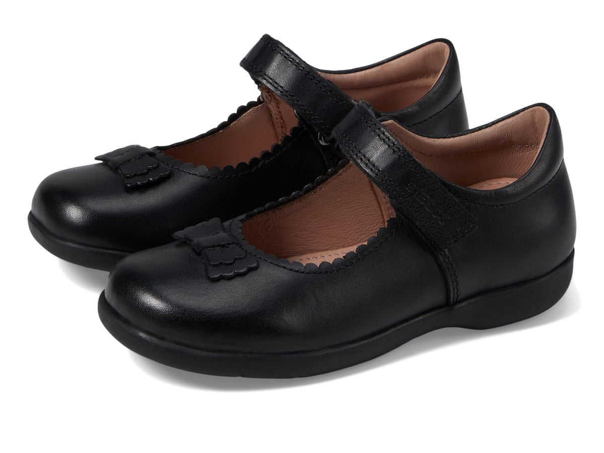 Geox Girl's Naimara 5 (Toddler/Little Kid/Big Kid) Black 33 (US 2 Little Kid) M