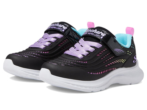 Skechers Kids Girls Jumpsters 2.0-Blurred Dream Sneaker, Black/Multi, 13 Little Kid