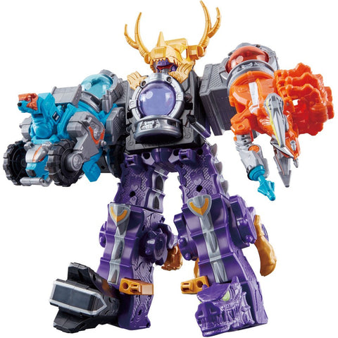 Bandai Uchu Sentai Kyuranger Kyutama Gattai 02, 10, 11 DX Ryu Teioh Set