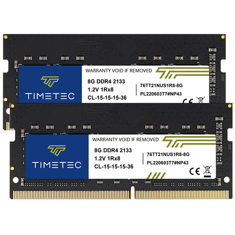 Timetec Hynix IC 16GB KIT(2x8GB) DDR4 2133MHz PC4-17000 Unbuffered Non-ECC 1.2V CL15 1Rx8 Single Rank 260 Pin SODIMM Laptop Notebook Computer Memory RAM Module Upgrade (16GB KIT(2x8GB))