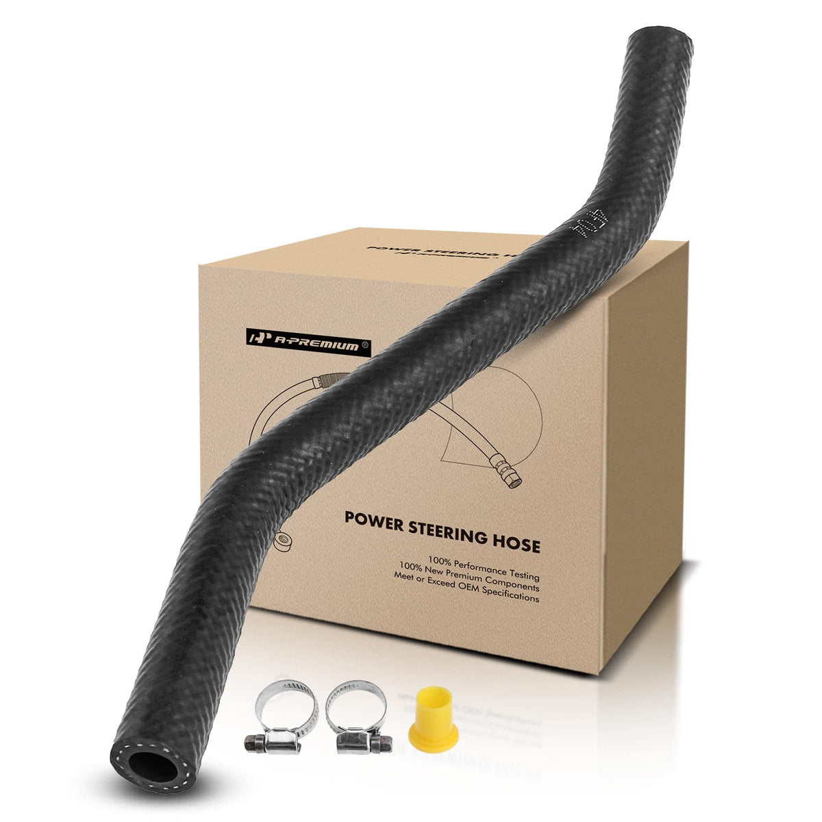 A-Premium Power Steering Return Hose Line Compatible with Honda Civic 2006 2007 2008 2009 2010 2011 L4 1.8L Pipe To Pipe
