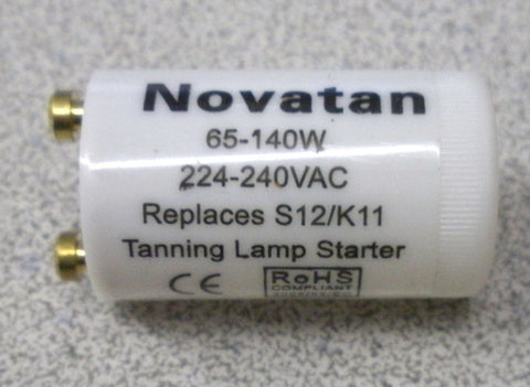 Tanning Bed Starter 65-140 watt K11 S12 ONE (1) REPLACES Philips or Cosmedico#
