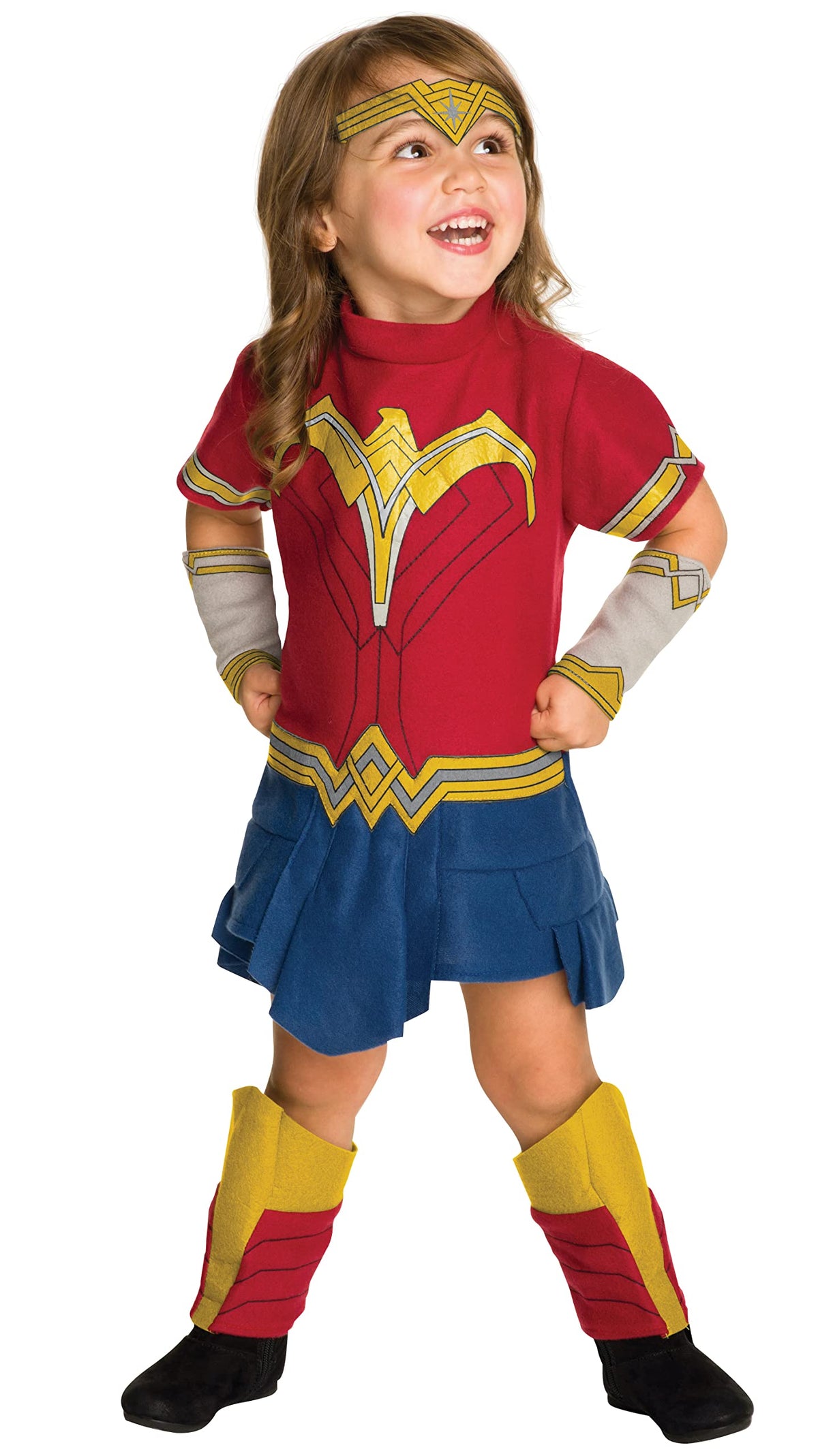 Rubie's Costume Dawn of Justice Wonder Woman EZ-On Costume Romper, 2T (510162)