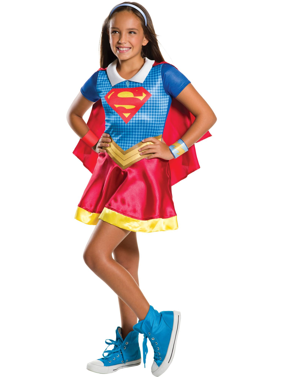 Rubie's Supergirl Costume, Kids DC Super Hero Girls Outfit, Medium, Age 5 - 7 years, HEIGHT 4â€™ 2â€ - 4â€™ 6â€ Halloween