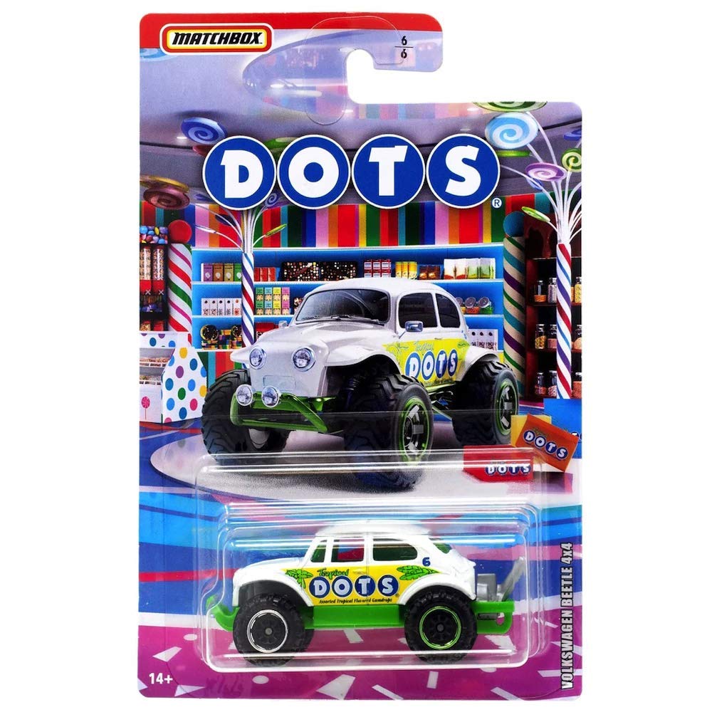 Matchbox DOTS Volkswagen Beetle 4x4 Diecast 1/64