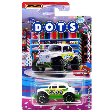 Matchbox DOTS Volkswagen Beetle 4x4 Diecast 1/64