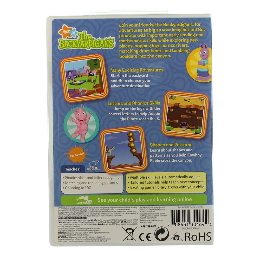 LeapFrog Leapster Learning Game Backyardigans