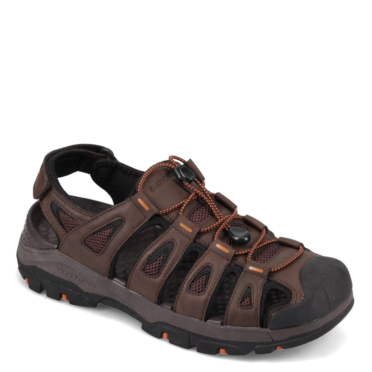 Skechers USA TresmenOutseen Mens Sandal 14 DM US Chocolate