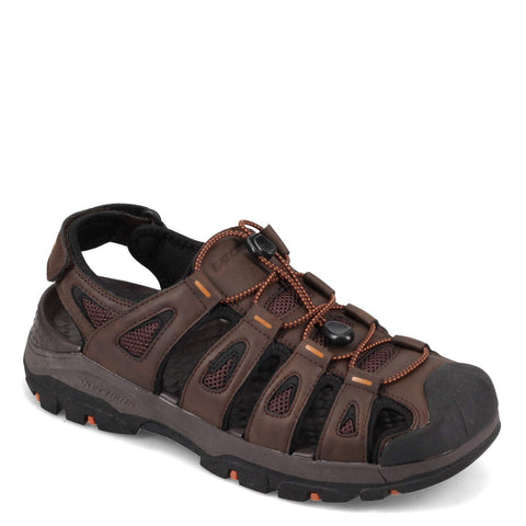 Skechers USA TresmenOutseen Mens Sandal 14 DM US Chocolate