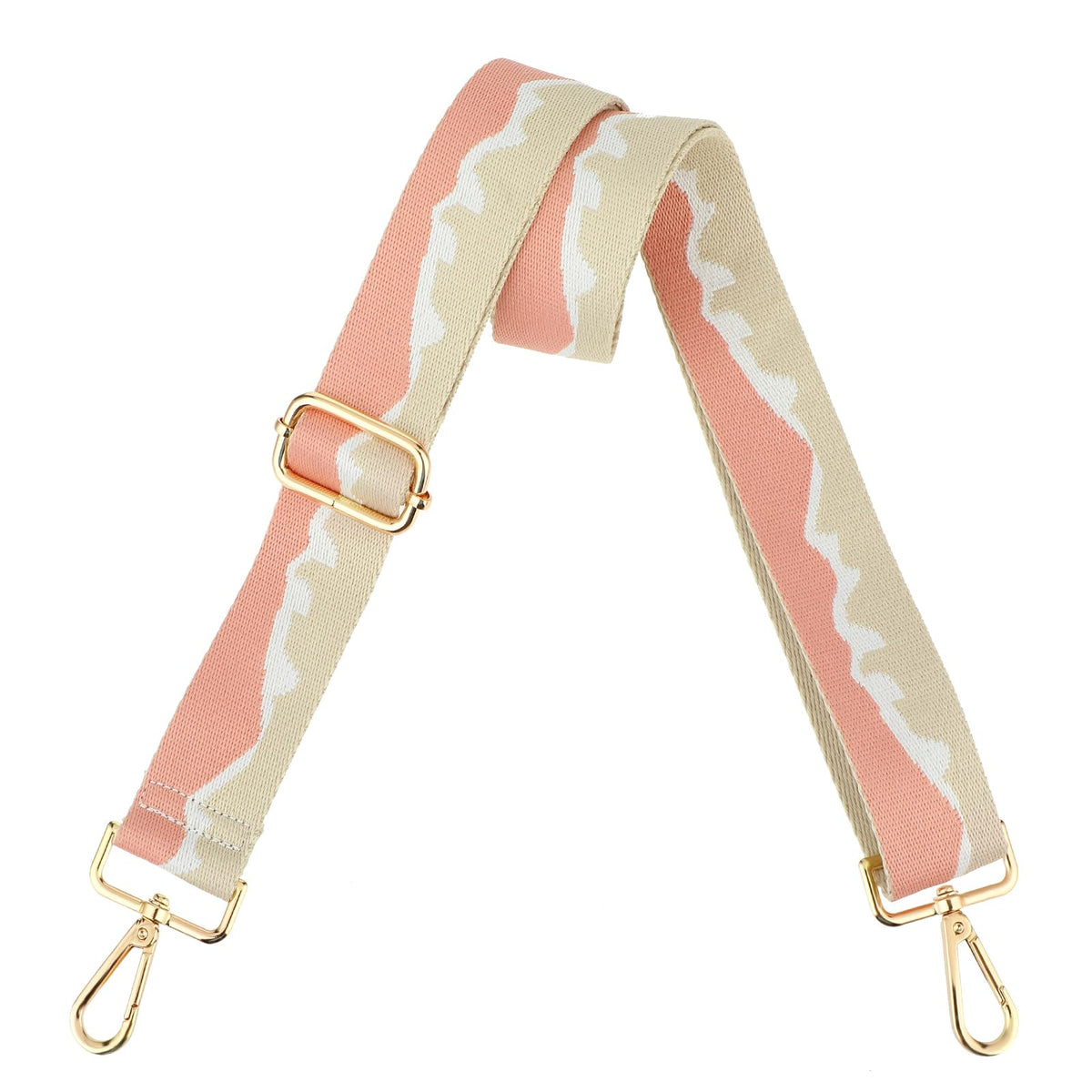 Amabro Purse Strap, 2'' Wide Crossbody Bag Extender Strap Adjustable Handbag Straps Mixed Colors Shoulder Replacement Straps for Women Men Guitar Straps, Messenger Bag Straps