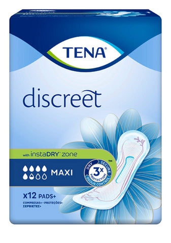 TENA Lady Maxi Incontinence Pads (Pack of 12)