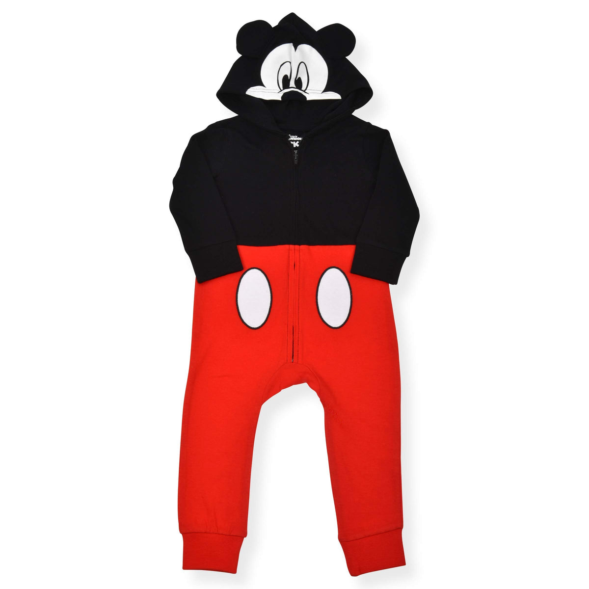 Disney Mickey Mouse Donald Duck or Goofy Boys Coverall Onesie for Newborn, Toddler and Infant