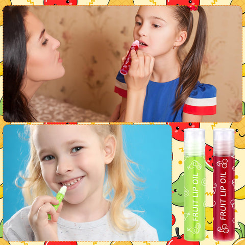 Swiffen 60 Pcs Roll on Lip Gloss 6 Kinds Fruity Liquid Flavored Lip Gloss for Kids Glossy Roller Ball Lip Gloss Party Favors for Girls Make up Party Gift (Fresh Scent)