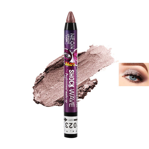 Boobeen Shimmer Eyeshadow Stick, Cream Eye Shadow Pencil Waterproof, Eyeshadow Crayon Pen Eye Brightener Stick for Eyes Highlighter