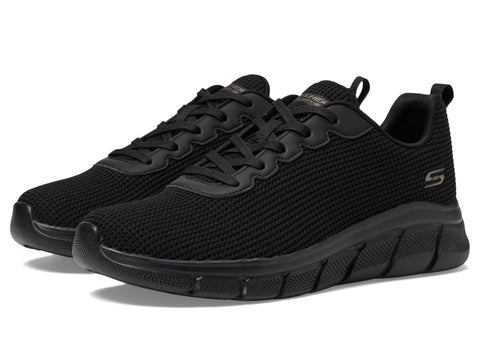 Skechers Women's Bobs B Flex-Visionary Essence Sneaker, Black, 8 Wide