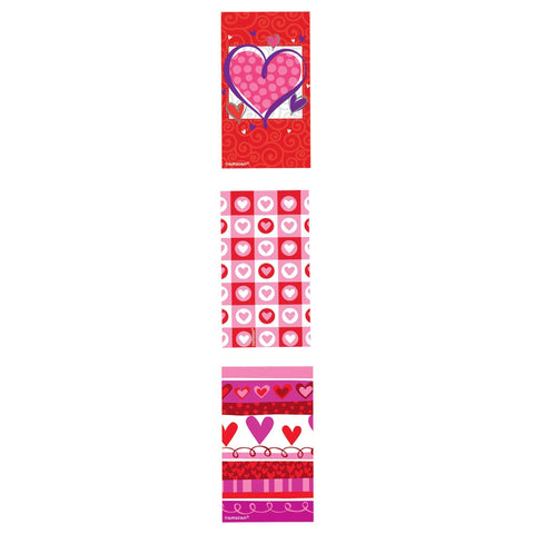 30 Valentine's Day Pocket Drawing Heart Design Mini Notepads. Bulk for Kids Girls Boys Toddlers School Goodie Bag Prizes Party Favors