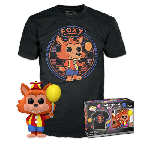 Funko Pop! & Tee: Five Nights at Freddy's - Balloon Foxy - L