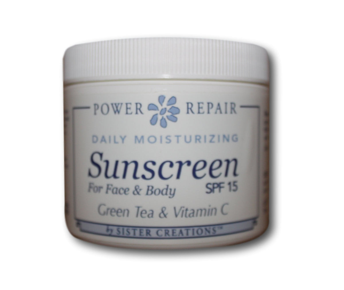 Power Repair Sun Cream SPF 15, by Super Salve, 6oz, Natural sunscreen packed with antioxidants