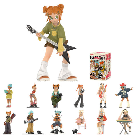 POP MART Peach Riot Rise Up Series Figures, Peach Riot Blind Box Figures, Random Design Action Figures Collectible Toys Home Decorations, Holiday Birthday Gifts for boys and girls, Single Box