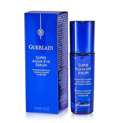 Guerlain Super Aqua Eye Serum Intense Hydration Wrinkle Serum Plumper For Unisex, 0.5 Ounce