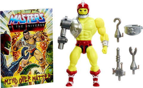 Masters of the Universe Origins Toy, Trap Jaw Action Figure, Posable with Mini Comic Book, MOTU Collectible, Multicolor (HDT03)