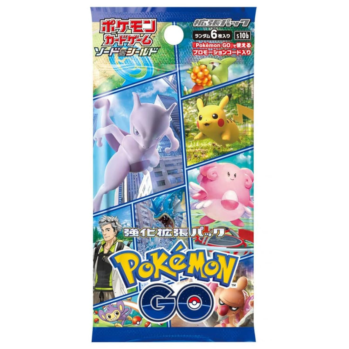 (1 Pack) Pokemon Card Game Japanese GO S10b Booster Pack (6 Cards Enclosed) Multicoloured