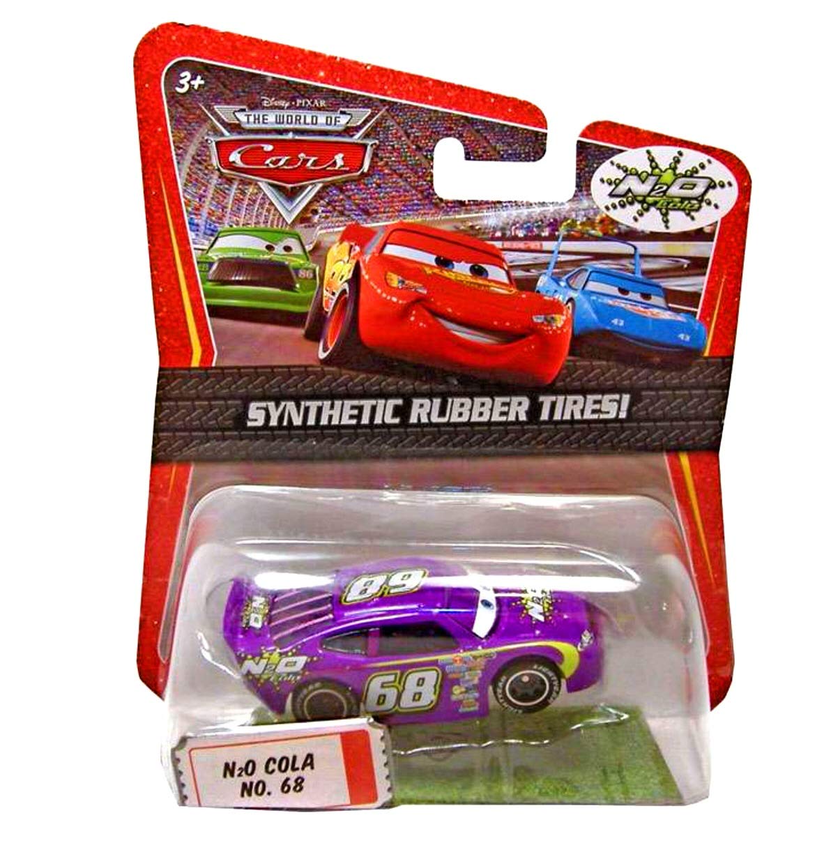Disney/Pixar Cars The World of Cars Exclusive N2O Cola No. 68 (Synthetic Rubber Tires)