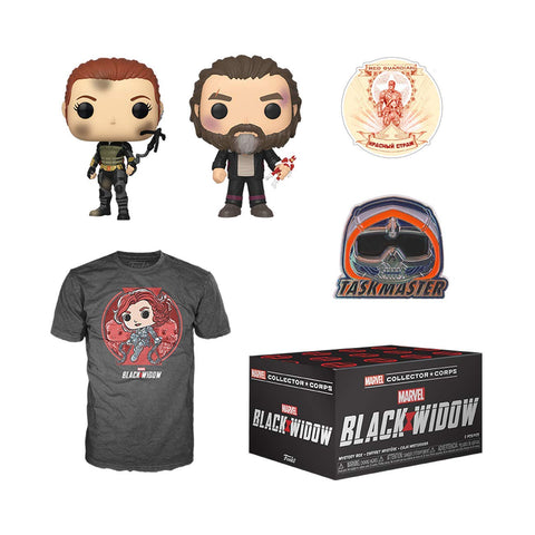 Funko Marvel Collector Corps Subscription Box, Black Widow Theme, May 2020, XS T-Shirt