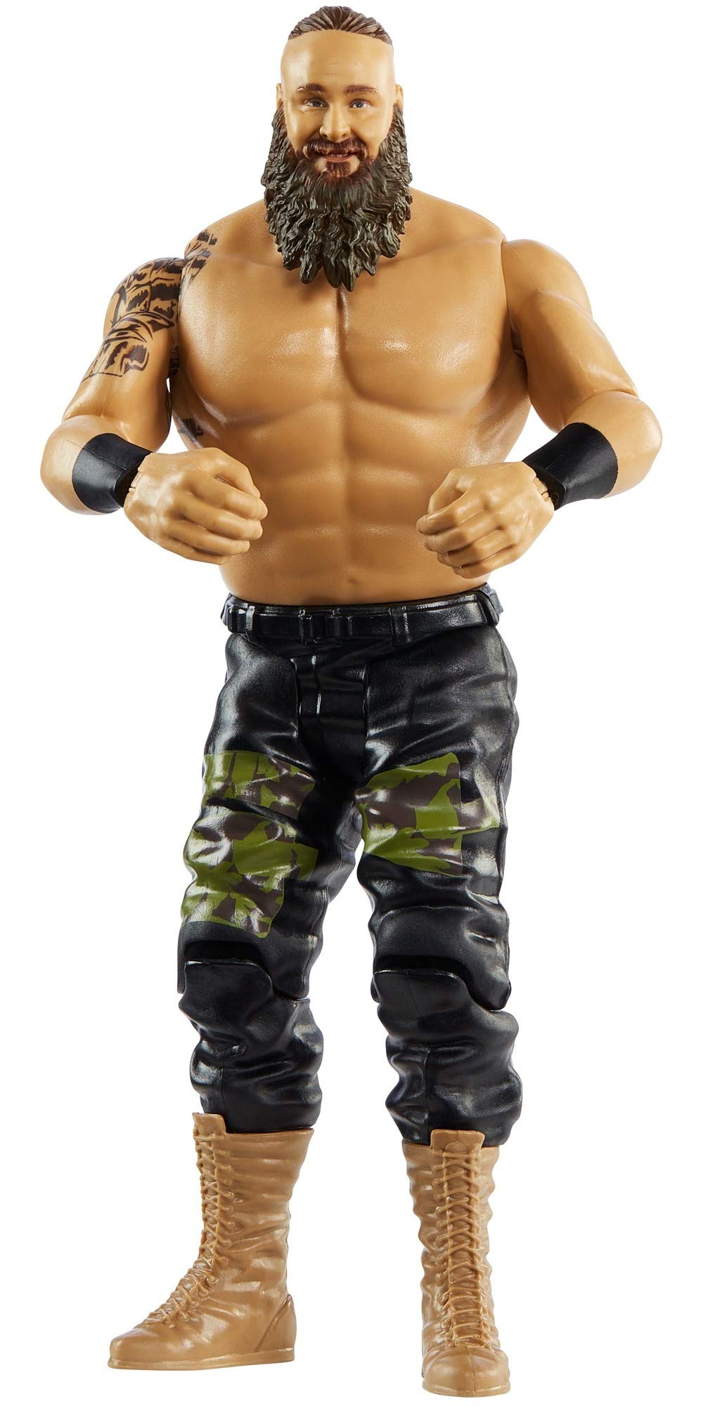 WWE MATTEL Braun Strowman Basic Series #112 Action Figure in 6-inch Scale with Articulation & Ring Gear