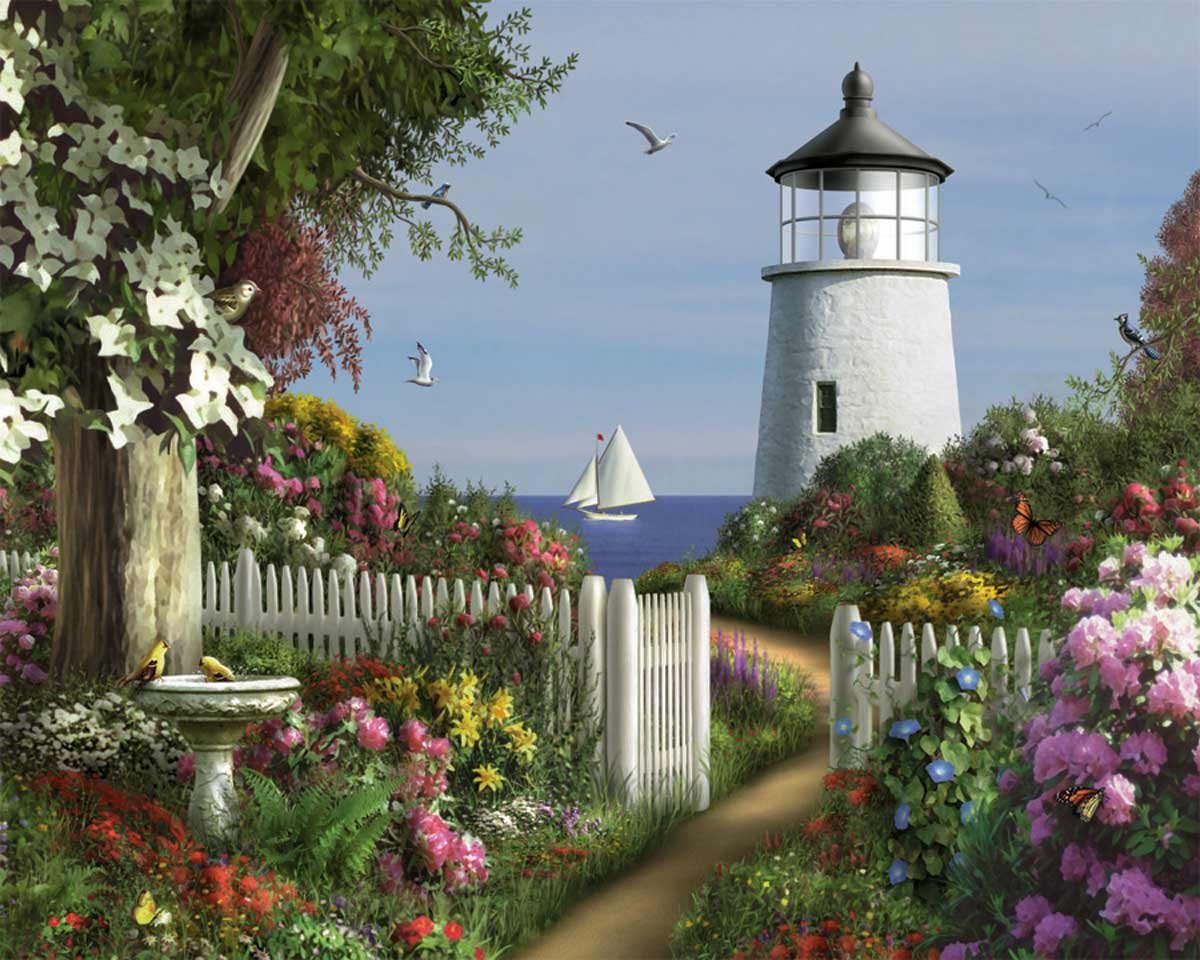 White Mountain Puzzles To The Lighthouse - 1000 Piece Jigsaw Puzzle