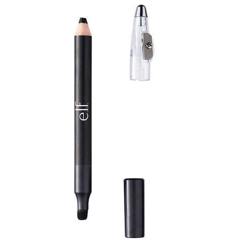 e.l.f. Cosmetics Kohl Eyeliner, Dual-Ended Soft Pencil Shades and Defines Eyes, Black
