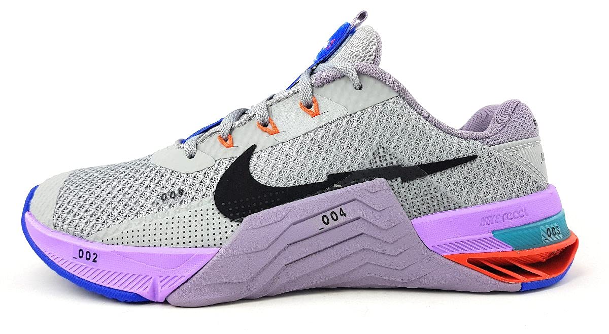 Nike Unisex Football Soccer Shoe, Grigio Nero Viola, 9 US Women