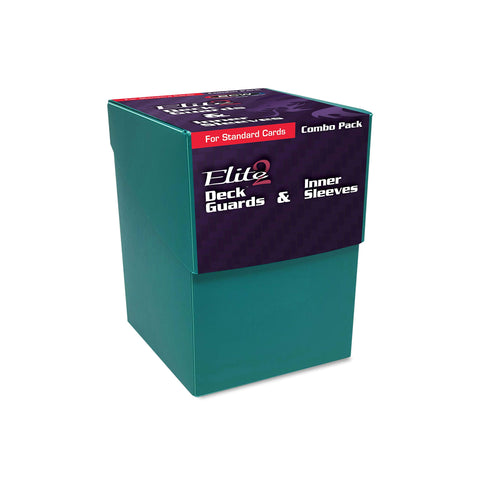 BCW Combo Pack - Inner Sleeves and Elite2 Deck Guards - Teal