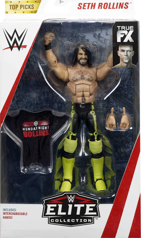 WWE MATTEL Seth Rollins Top Picks Elite Collection 6-inch Action Figure with Accessory