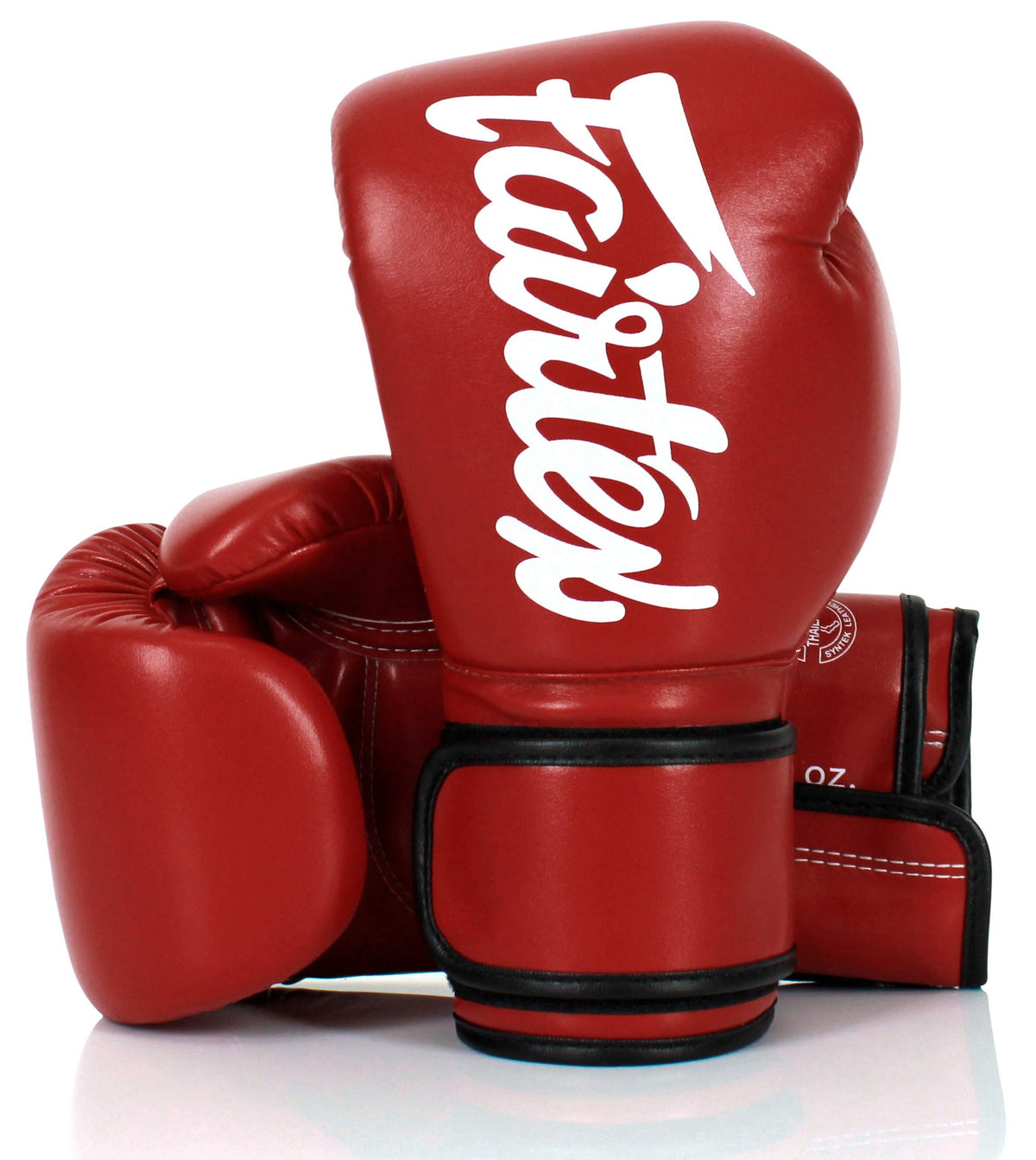 Fairtex BGV14 Muay Thai Boxing Microfibre Gloves for Men, Women, Kids | MMA Gloves, Kickboxing, Gym, Workout | Premium Quality, Light Weight & Shock Absorbent Boxing Gloves- (Red/16oz)