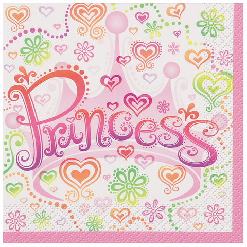 Princess Diva Beverage Napkins, 16ct