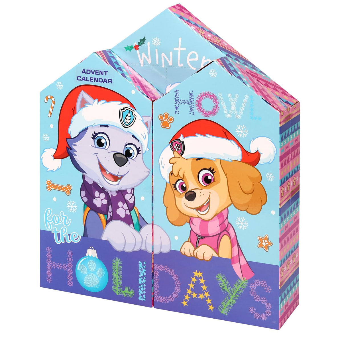 Girls Paw Patrol Advent Calendar Kids Skye & Everest Jewellery Accessories Beauty Gifts Christmas Countdown Festive Gift Set