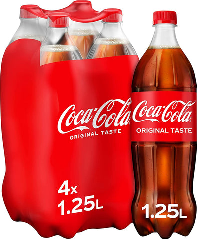 Coca-Cola Original Taste 4 x 1.25 Litre